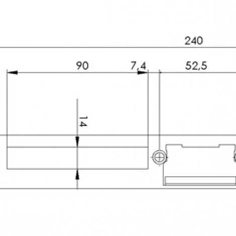 Планка FP37(H1) - INOX - DIN RIGHT