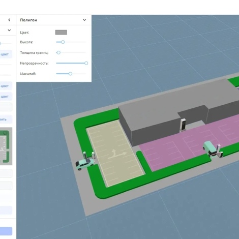 ПО PERCo-P-PN «Интерактивная схема парковки»